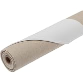 Centurion 11 oz. Acrylic Primed 100% Linen Canvas Roll, 60" x 6 Yards Double Primed Medium Weight with Even Surface Texture - Archival Ready to Stretch Linen Canvas Material for All Wet Media