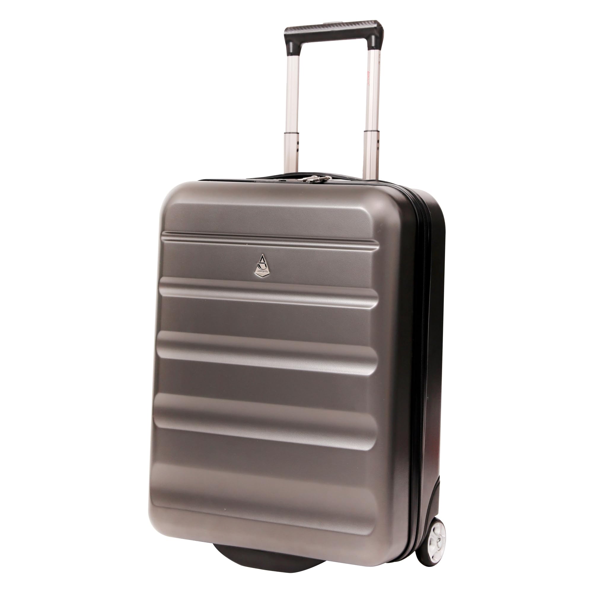 Aerolite Expandable 55x40x20cm to 55x40x23cm Ryanair Priority Wizz Air Priority & More Max Size Lightweight Hard Shell Carry On Hand Cabin Luggage Suitcase 55x40x20 55x40x23, 2-Wheels