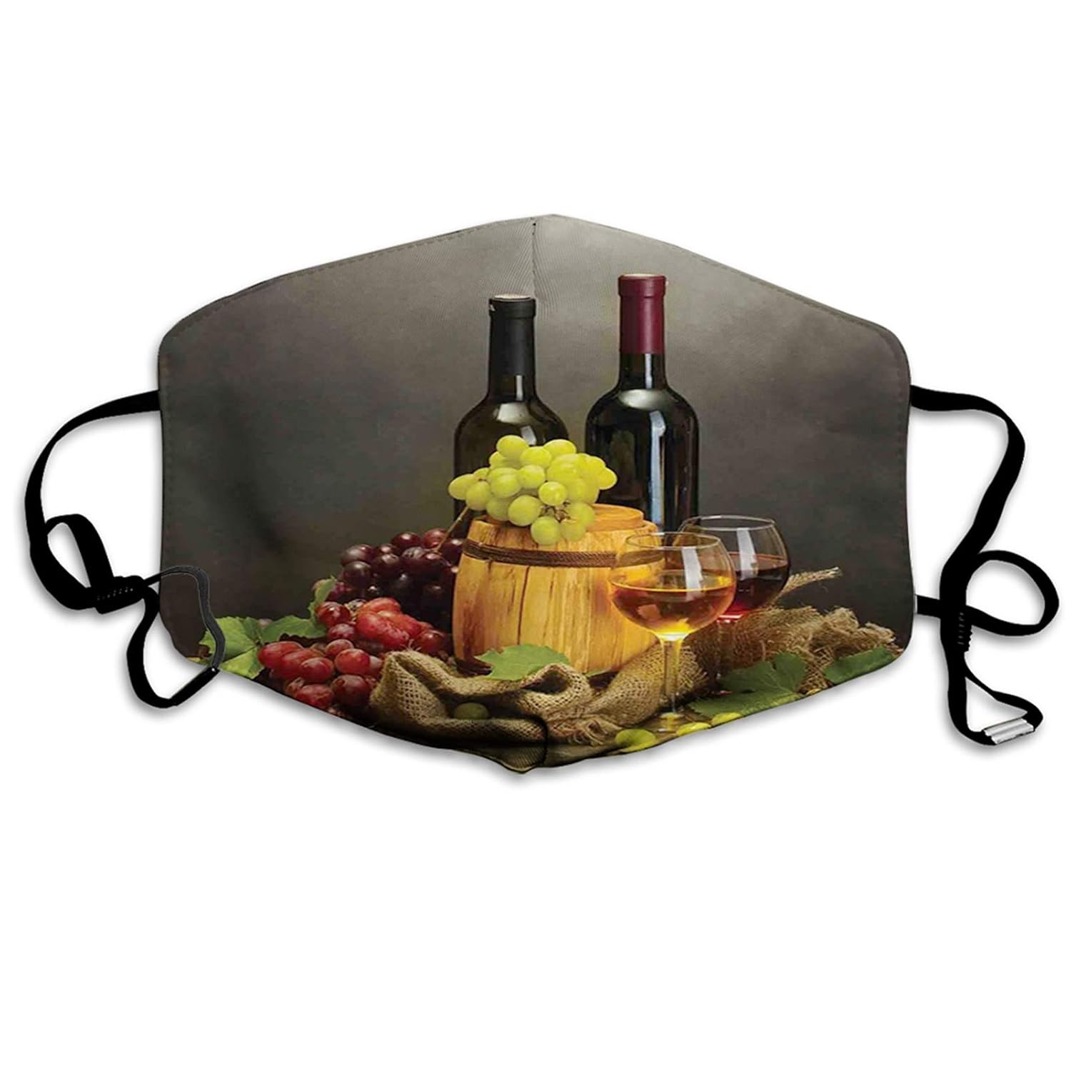 Comfortable Windproof mask，Winery，Cask Bottles and Glasses