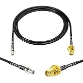 Superbat SMA to TS9 Cable 3ft RG174 SMA Female to TS9 Adapter for Hotspots | 50 Ohm Coax Jumper for 4g 5g Modems Router USB MiFi Hotspot MIMO Antenna Dongle 1pcs