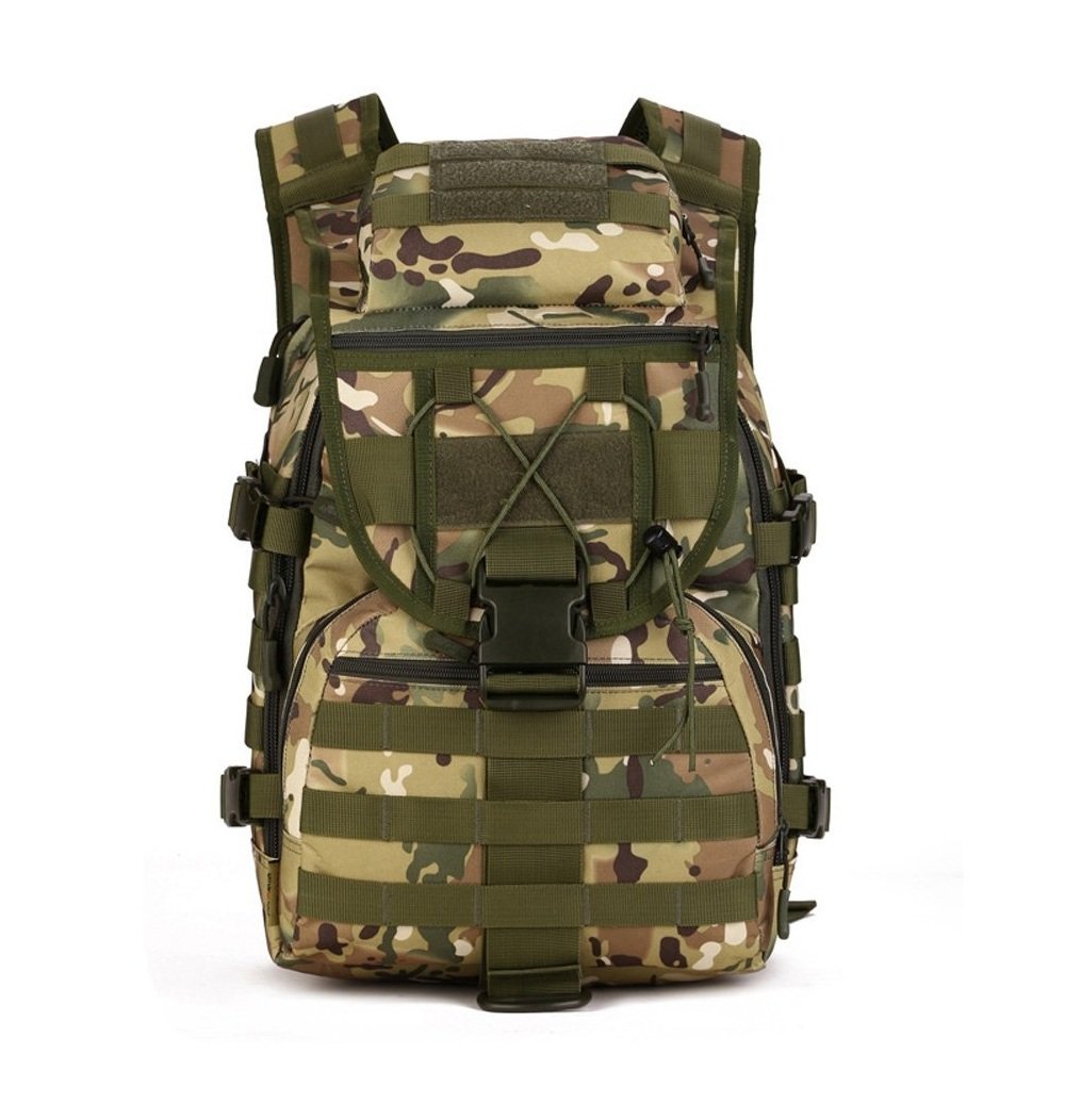 YFNT Military Shoulder Backpack 40L Tactical Daypack Molle Assault Pack Rucksack Gear Waterproof Bag for Hunting Camping