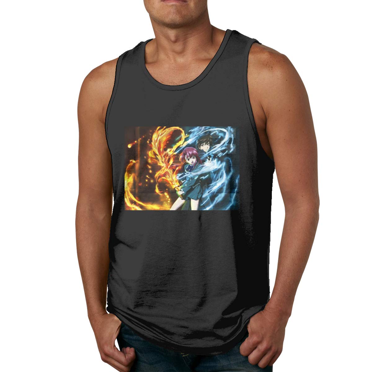  Printed Ness Sleeveless S With Kaze No Stigma Design T Shirt