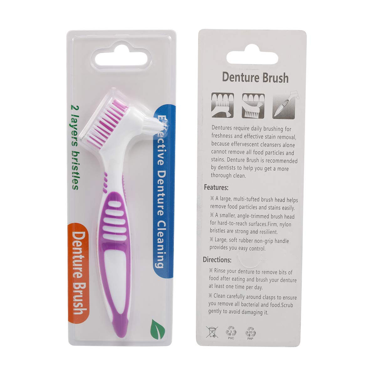 LVCHEN Denture Case Retainer False Teeth Container Box Brush Set Cup Storage with Strainer for Travel Cleaning or Overnight Soaking (Pink): Health & Personal Care
