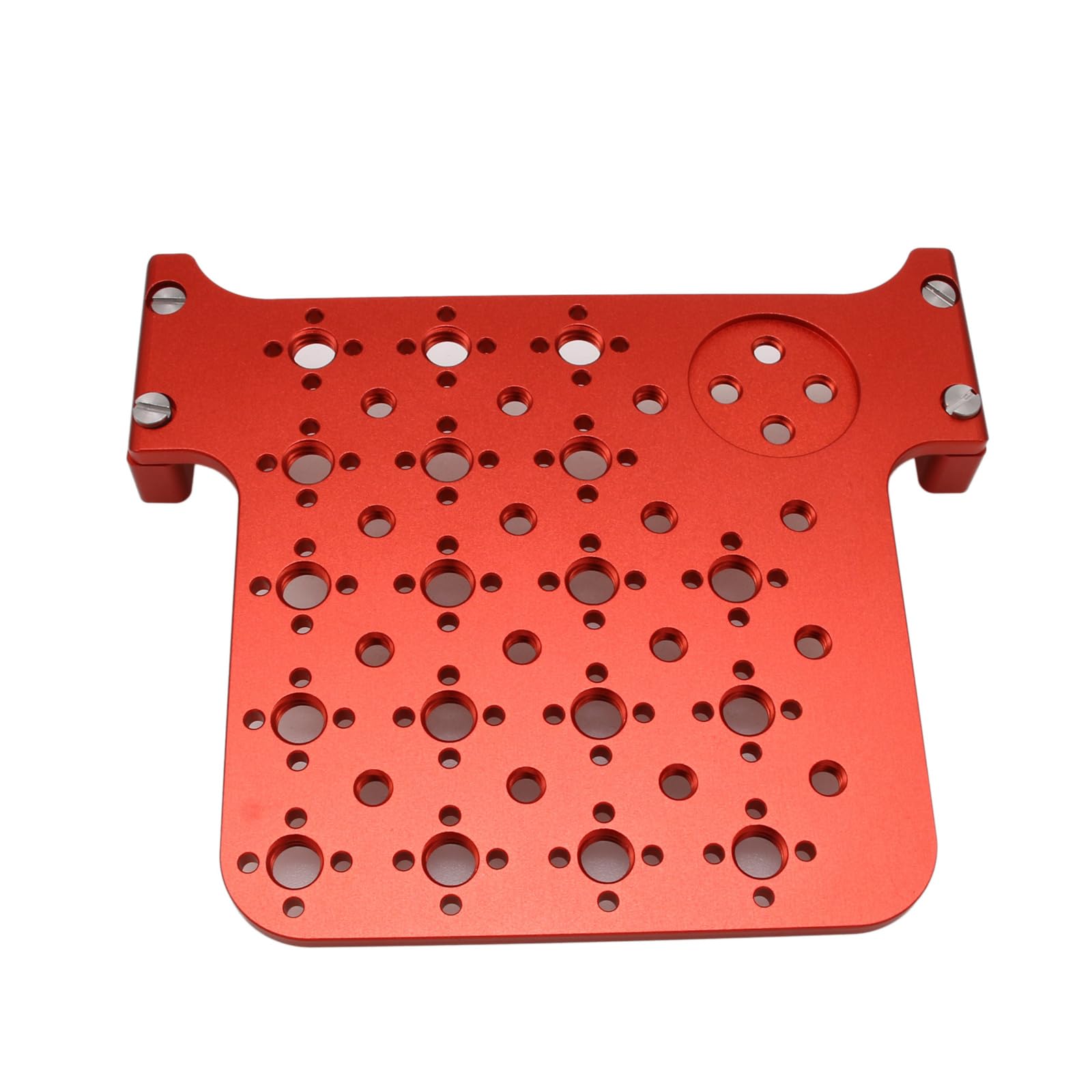 HangTon Camera Cheese Plate Side Mounting Extension Kit for ARRI Alexa Mini LF/Mini Rig with M6 3/8"-16 1/4"-20 Thread (Red)