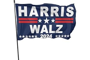YINGFAN Kamala Harris Tim Waltz 2024 Flag 3x5 ft Kamala Harris For President Flags - Indoor and Outdoor Kamala Harris Waltz Tapestry Banner