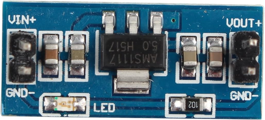 HALJIA 6.0V - 12V to 5V AMS1117-5.0V Power Supply Module