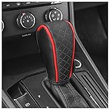 Leather Gear Shift Cover Diamond Embroidery