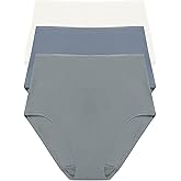 Natori womens Bliss Bare Cotton High Waist Brief 3-pack