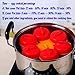 Prevent rollover egg cooker holder and Egg Cooker 6pack, Boiled Eggs No shell，hard&Soft Maker, BPA Free，Non Stick Silicone，the holder compatible with most of the same type of products,by ZFITEI.