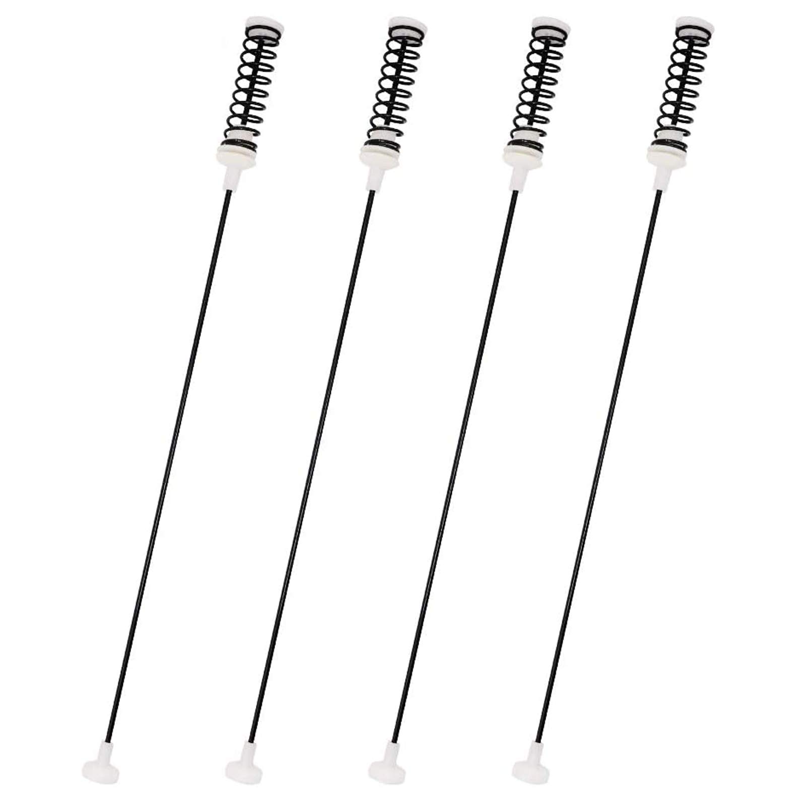 DC97-16350C Washer Suspension Support Rods and Spring (4 PACK) by Beaquicy - Replacement for Samsung Washing Machine