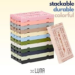 Collapsible Storage Box, Foldable Crate Organizer
