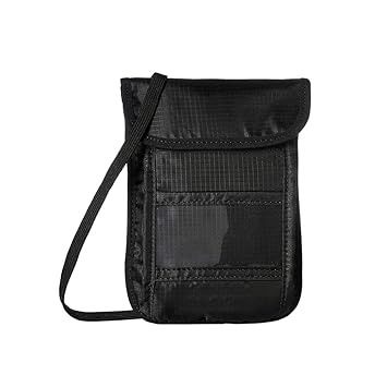 TravelXOXO Mens and Womens Polyester and Nylon RFID Passport, Document Holder Pouch Wallet