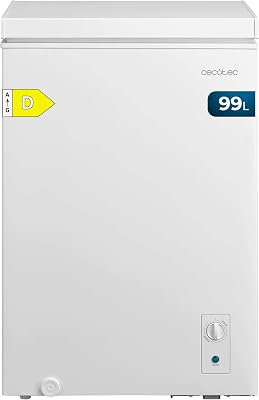 Congelador Horizontal 99L Bolero CoolMarket Chest 99M White D. Cesta con Asas, Control Mecánico LED, UltraContact D-Cool, Dual Function, Puerta ZeroG (80º-30º), Fast Freezing, Compacto
