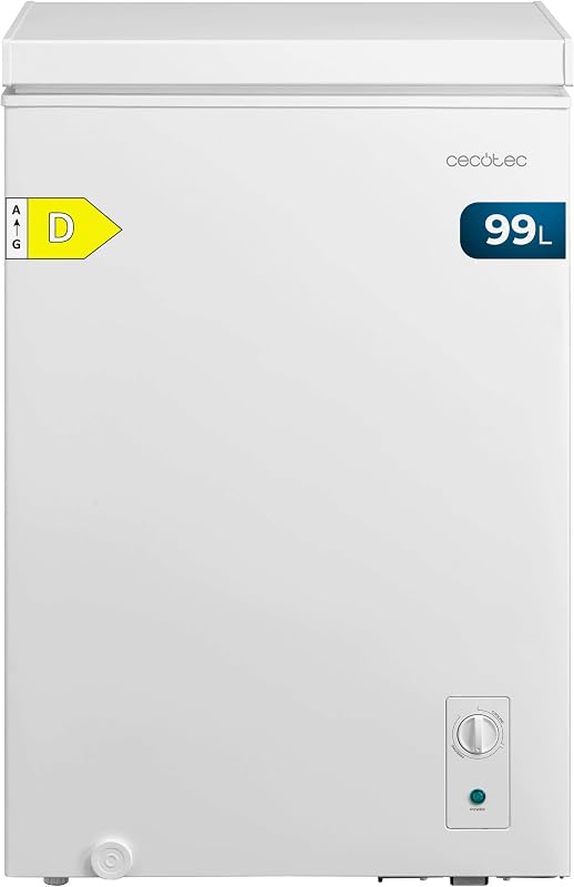 Congelador Horizontal 99L Bolero CoolMarket Chest 99M White D. Cesta con Asas, Control Mecánico LED, UltraContact D-Cool, Dual Function, Puerta ZeroG (80º-30º), Fast Freezing, Compacto
