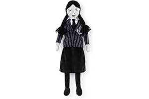 Jay Franco Wednesday Addams Plush Pillow Buddy - Super Soft Stuffed Character Pillow - Polyester Microfiber, 26 Inches