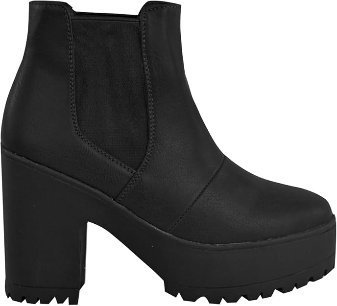 chunky chelsea ankle boots