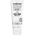 Soap & Glory Scrub Your Nose In It Exfoliating Face Scrub - Purifying, De-Clogging Deep Pore Cleanser & AHA Exfoliant - Chamomile & Mint 2 Minute T Zone Face Exfoliating Scrub for Excess Oils (100ml)