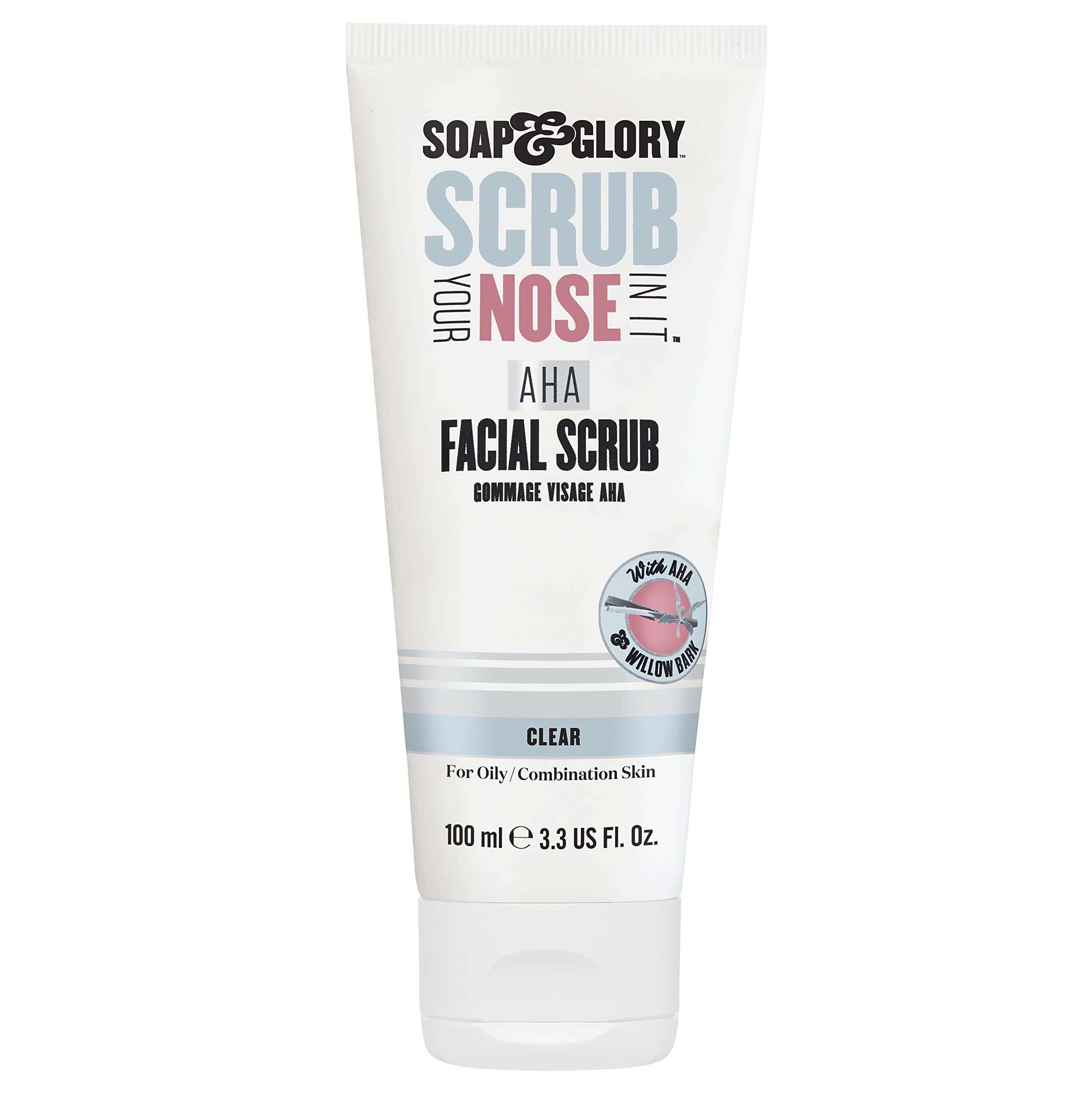 Soap and Glory Scrub Your Nose In It facial scrub, pore refining formula, 100 ml