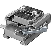 SMALLRIG Quick Release Plate for Arca, for DJI RS 4/RS 4 Pro/RS3/RS 3 Pro/RS 3 mini/RS 2/RSC 2, HawkLock H38 Quick Release Mount Plate Kit, Anti-Drop & Anti-Deflection (Not for RS 4 Mini)
