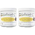Sufficient-C High Dose Non-GMO Vitamin C - Lemon Peach Immune-Ade Drink Mix 250 Grams - Healthy Hydration Like Never Before (2 Pack)