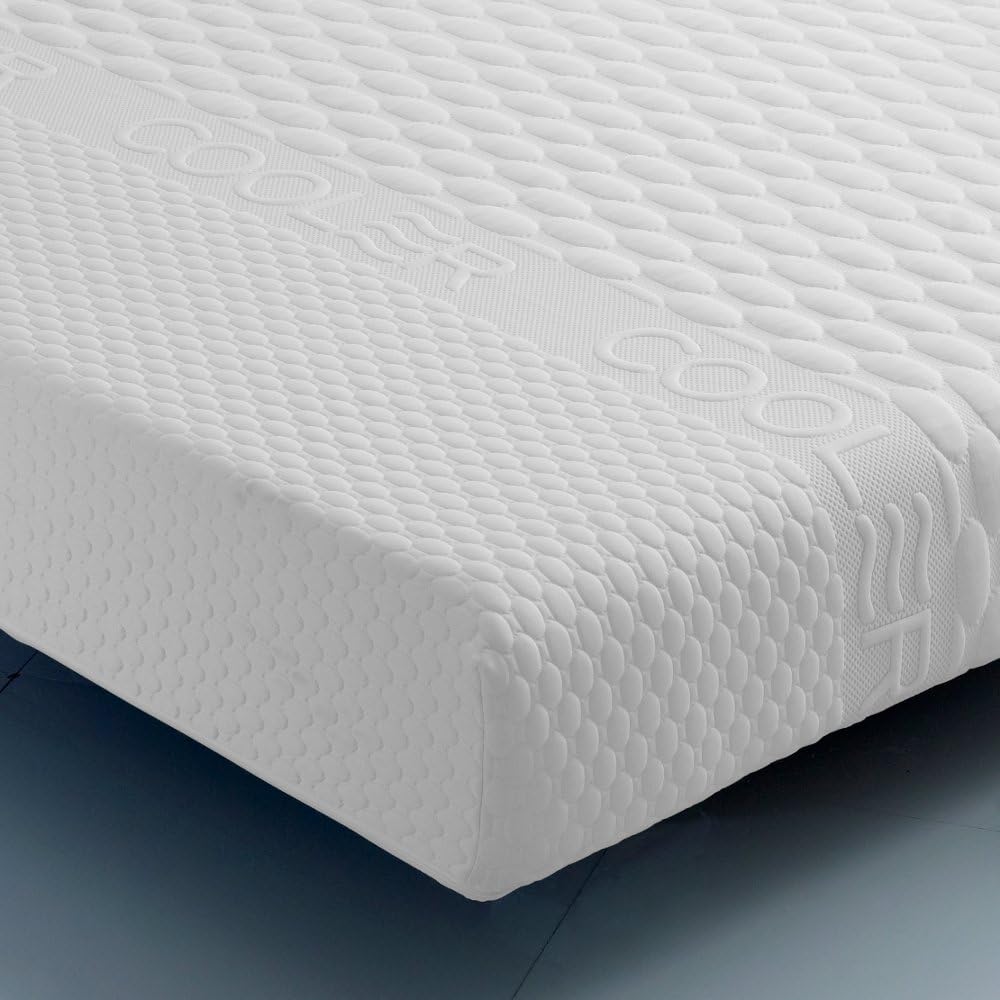 Memory Foam Pocket Sprung Orthopaedic Mattress, Happy Beds Pocket Memory 4000 Medium Firm Tension Rolled Mattress - 2ft6 Small Single (75 x 190 cm)