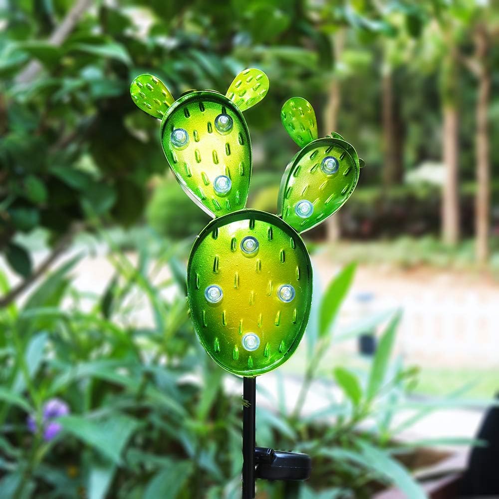 Solar-Gartenlichter, Ornamente, Solarleuchten, Outdoor, Gartenpfahl