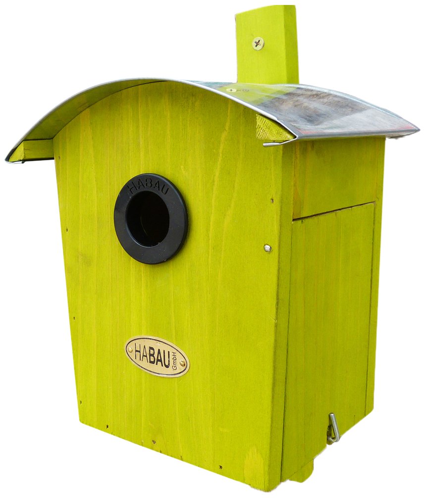 Habau 2962 Nesting Box Round Roof Green