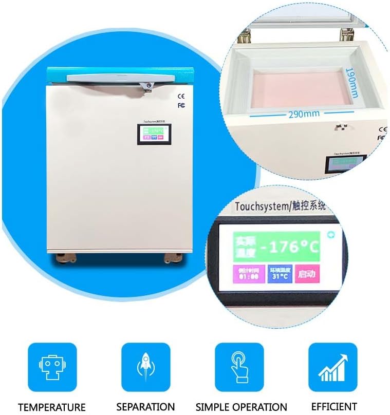 LCD Screen Glass Frame Freezer Separating Machine For iPhone X 8G Samsung Edge S7 S8 Plus S9 Note 8 Screen Refurbish