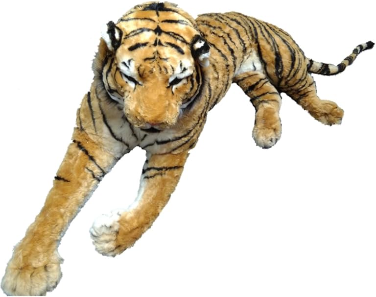 Quality Plush Stuffed Giant Tiger 3m 50cm 12 foot (144") Head to Tail