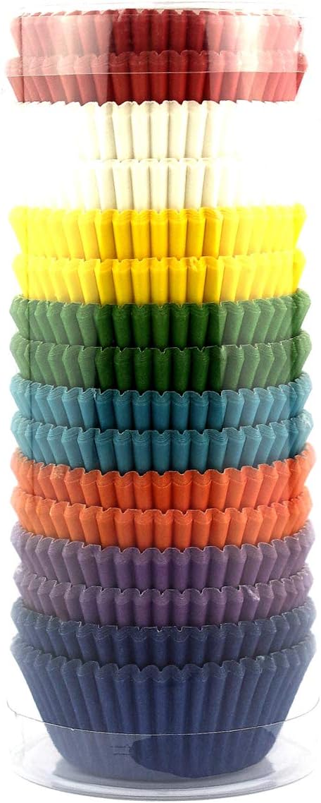 Xlloest Premium Mini Baking Cups, Cupcake Liners Paper, Pack of 400