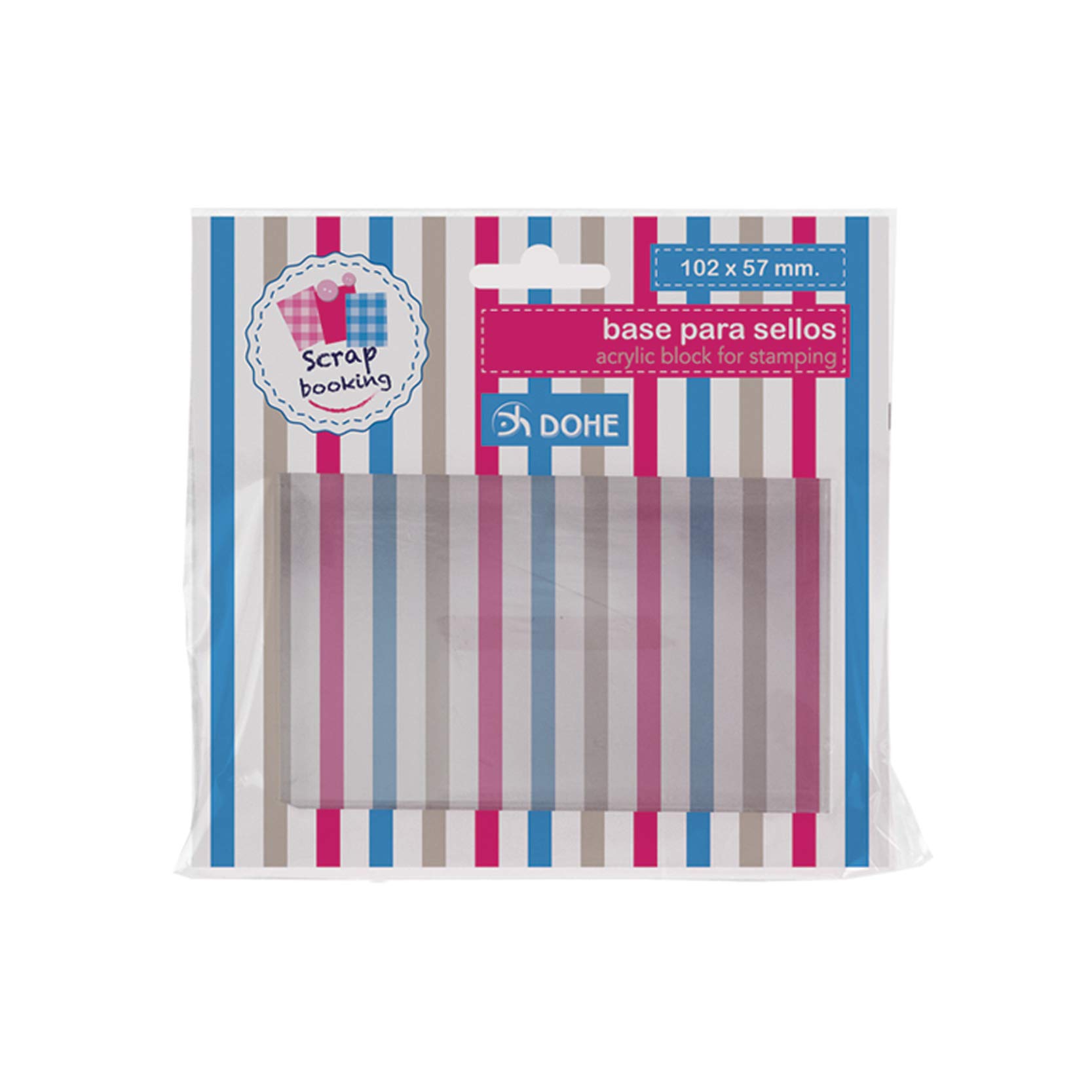 dohe 18149 – Base for Silicone Stamps, 102 x 57 mm