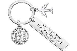 LQRI Military Mom Gift The Few The Proud The Emotional Keychain for Army Mom Navy Mom Air Force Mom