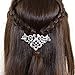 Viking Celtic Hair Sticks Hairpin-Viking Hair Clip Men Antique Silver Hair Sticks Hairpin Triangle Clips for Long Hair Stick Slide Irish Hair Accessories Celtic Knot Hair Pin Viking Jewelry Women