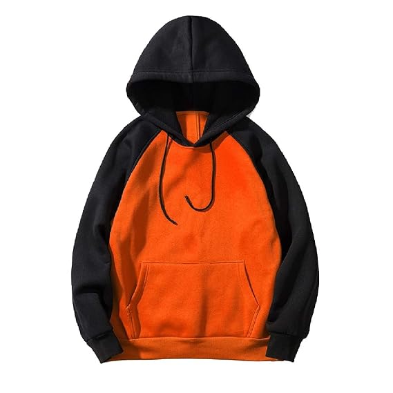 plus size orange hoodie