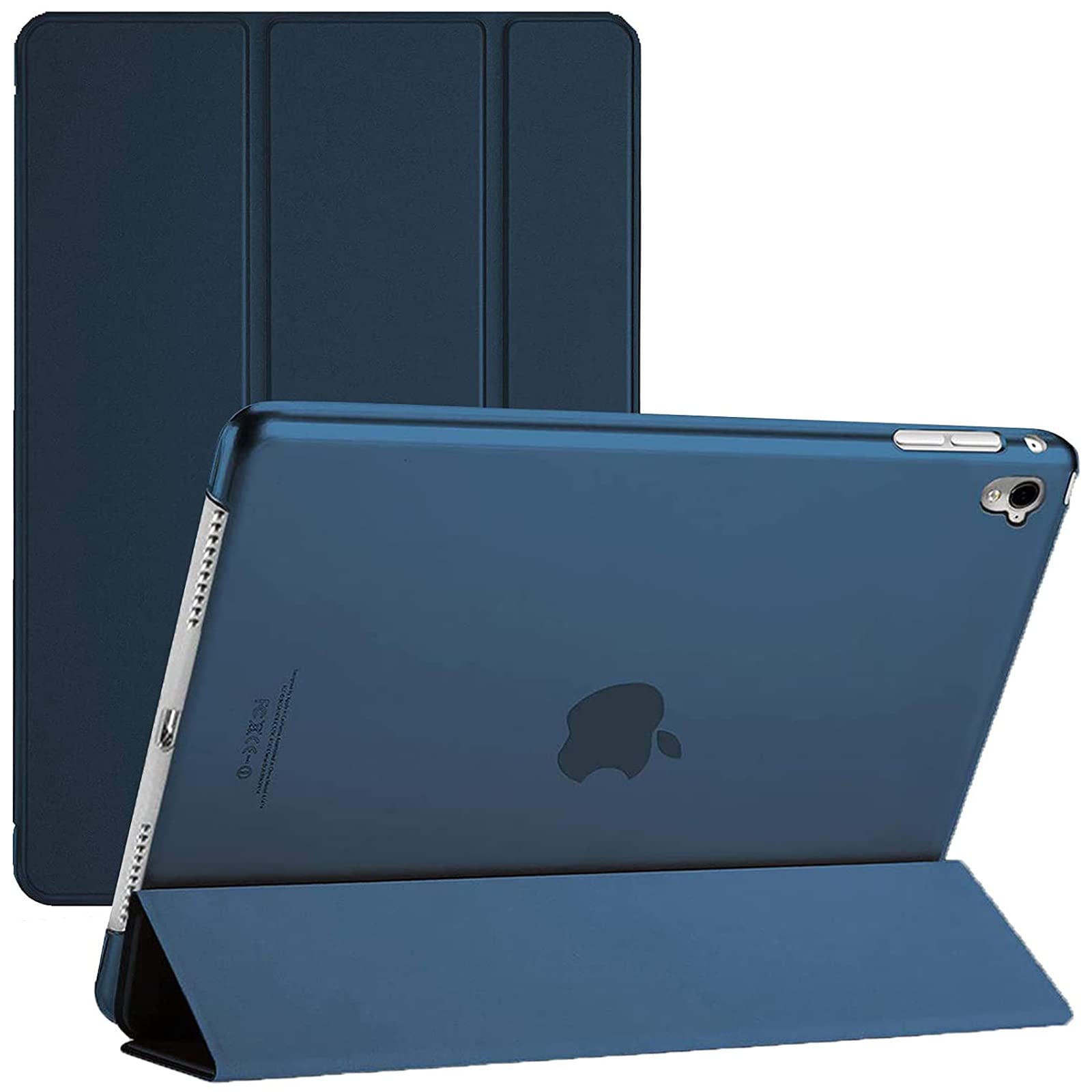 Smart Case For iPad 10.2-Inch 9th/8th/7th Generation 2021/2020/2019 with Auto Wake/Sleep Magnetic Lightweight Protective tablet cover (Blue)…