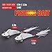 Sougayilang Fishing Spoons Lure, Casting Fishing Lures Blade Baits, Great for Fishing Perch, Crappie, Trout, Bass, Pike, Musky, Walleye, Salmon, Striper and More