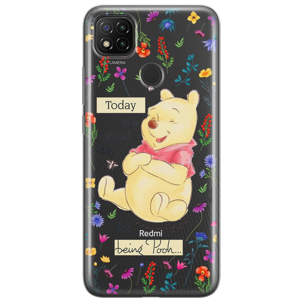 ERT GROUP mobile phone case for Xiaomi REDMI 9C original and officially Licensed Disney pattern Winnie the Pooh and friends 029 adapted to the shape of the mobile phone, partially transparent
