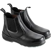 Thorogood 6” Slip On Station Boots for Men and Women - Soft Toe Leather with Quick Release, Slip-Resistant Outsole, and Translucent Non-Marking Bottom; EH Rated