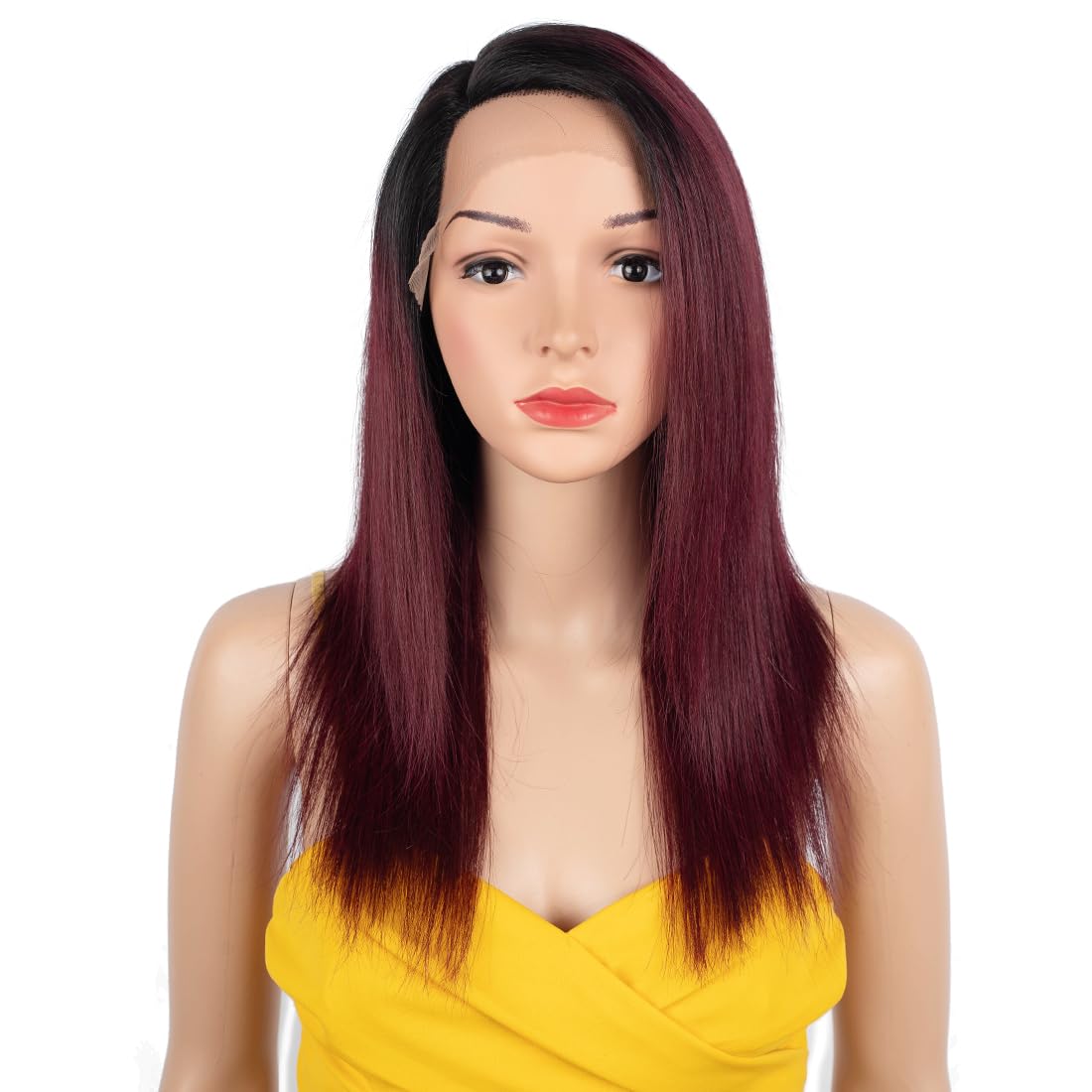 18Inch Glueless Pre Cut Side Part Lace Bob Wig 100% Human Hair 150% Density Lace Front Wigs Human Hair 13x4.5x1 Side Part Short Bob Wig for Women