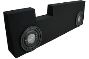 2001-2014 Ford F250 F350 Super Crew Truck Harmony F104 Dual 10 Sub Box Enclosure