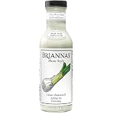 Briannas Home Style Classic Buttermilk Ranch Dressing, Gluten Free, 355 ml | Creamy buttermilk ranch with classic flavor. Gluten free, kosher, low sugar, and made with premium ingredients.