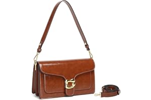 Travistar Crossbody Bags for Women Trendy - Small Cross Body Purse Shoulder Bag Leather Handbags Evening Clutch with 2 Straps