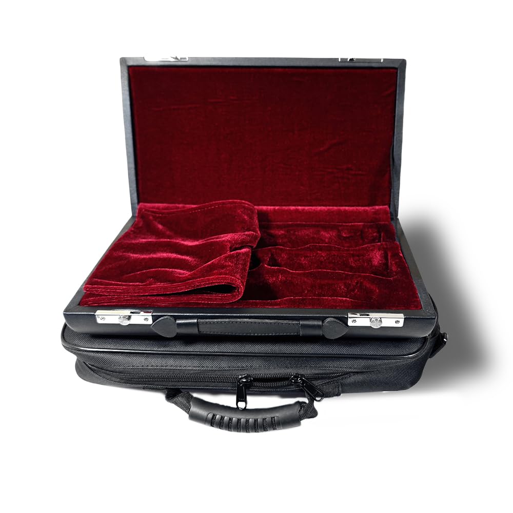 Yinfente Oboe Case Black Color Hard case Oboe Bag Light Strong Soft bag back Strap