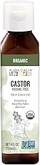 Aura Cacia Organic Castor Skin Care Oil | GC/MS Tested for Purity | 118ml (4 fl. oz.)