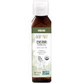 Aura Cacia Organic Castor Skin Care Oil | GC/MS Tested for Purity | 118ml (4 fl. oz.)