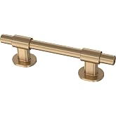 Franklin Brass 5 Pack Champagne Bronze Gold Cabinet Handles Adjustable Drawer Pulls for Kitchen Cabinet Knobs Dressers and Cupboards Fits 1-3/8 to 4 Inch (35&ndash;102mm) Hole Center | Adjusta-Pull&trade;