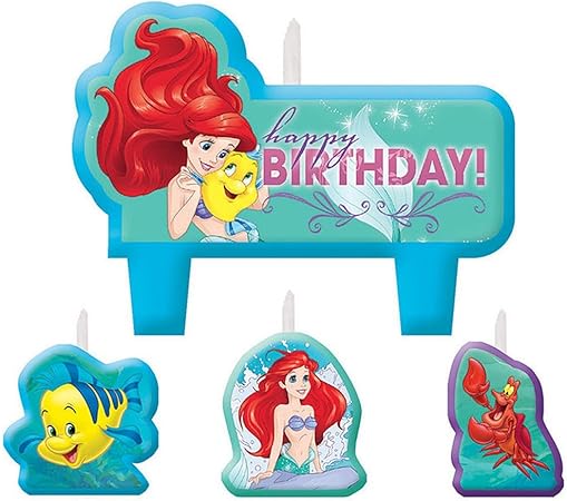Amazon Co Jp ディズニー Disney プリンセス リトルマーメイド アリエル バースデイ キャンドル デコレーション 1716 並行輸入品 おもちゃ