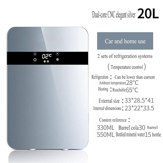 Refrigerador 20L Portátil Fría Caliente Temperatura Regulable ...