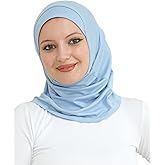 Prien Sport Instant Hijab For Women, Muslim Cotton Turban, Soft Head Scarf, Ready To Wear Hijabs Prayer Clothes, Islamic Wear