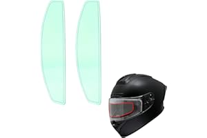 PSLER Universal Anti Fog Film for Motorcycle Helmet Visors,Helmet Visor Protector Anti Fog Sticker for Cold Mornings and Rainy Days,(2-Pack)
